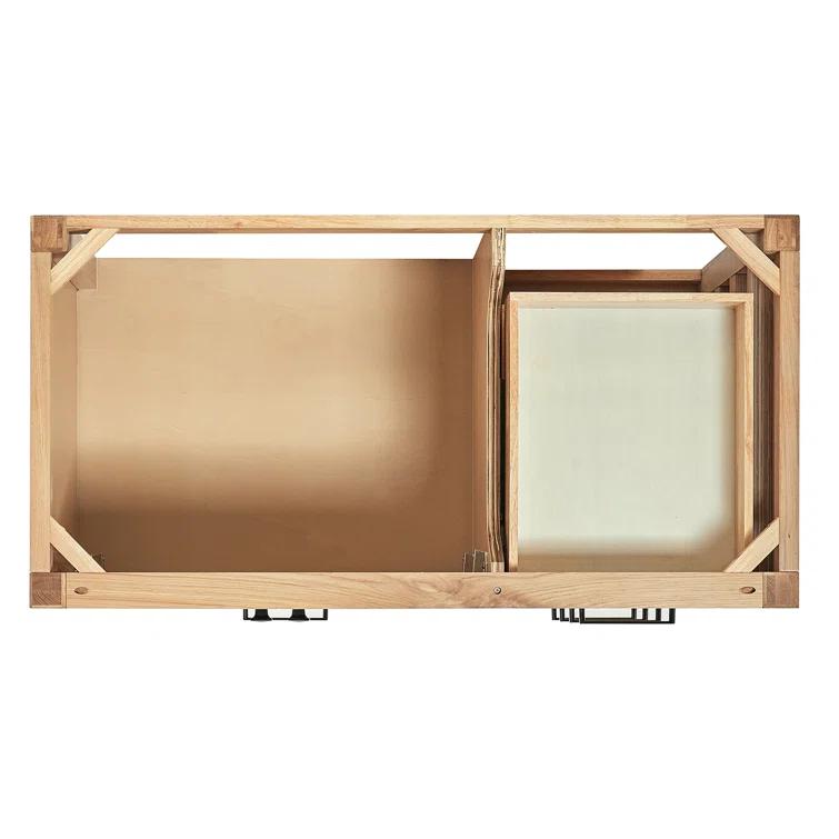 Cambridge 42'' Single Bathroom Vanity with Carrara Marble Top