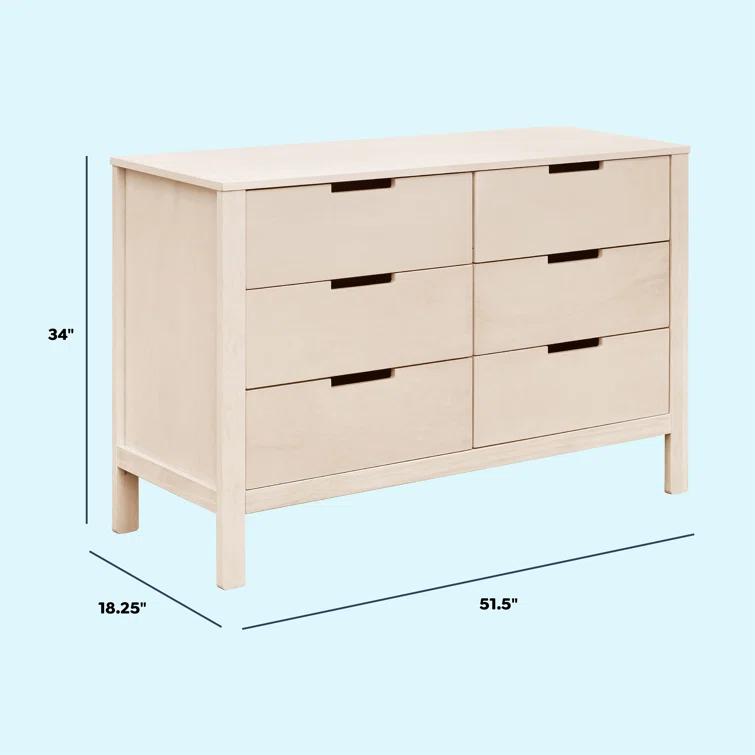 Colby 6 Drawer 51.25" W Double Dresser