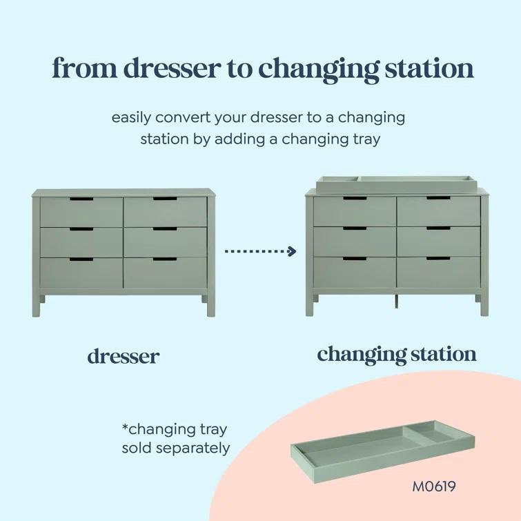 Colby 6-Drawer Dpuble Dresser