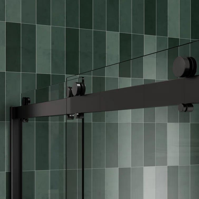MJ RENOVATION GROUP LLC 13MRG516368RC 56"-60"W x 74"H shower door with high quality stainless steel handle