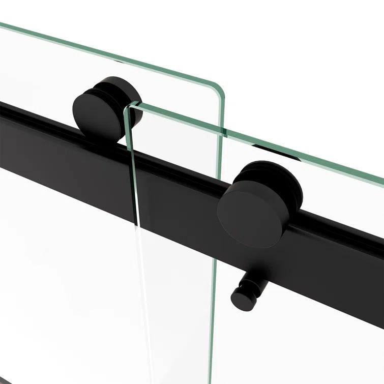 MJ RENOVATION GROUP LLC 13MRG516368RC 56"-60"W x 74"H shower door with high quality stainless steel handle