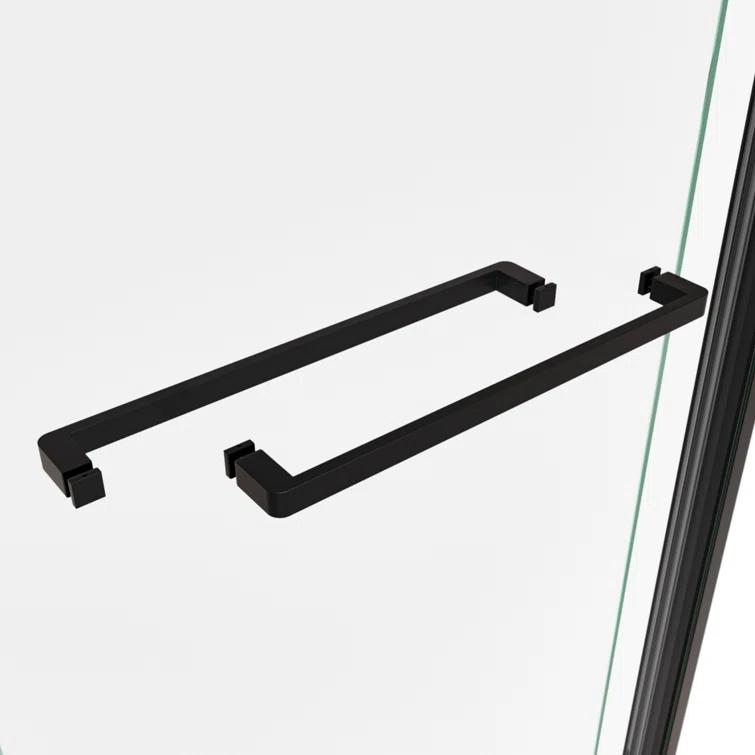 MJ RENOVATION GROUP LLC 13MRG516368RC 56"-60"W x 74"H shower door with high quality stainless steel handle