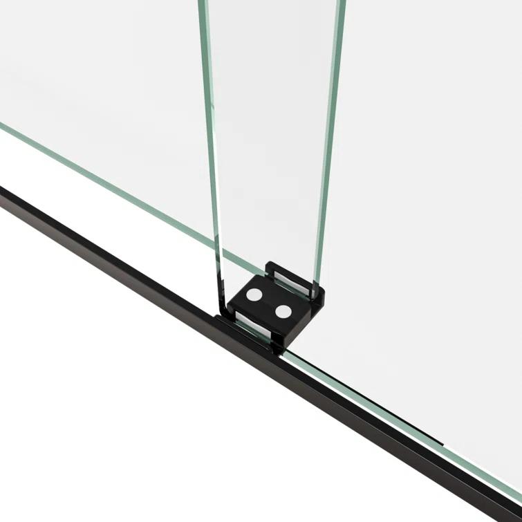 MJ RENOVATION GROUP LLC 13MRG516368RC 56"-60"W x 74"H shower door with high quality stainless steel handle