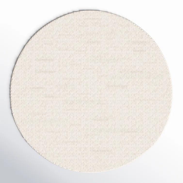 Natura NAT620 Hand Woven Area Rug - Ivory - 8' round - Safavieh.