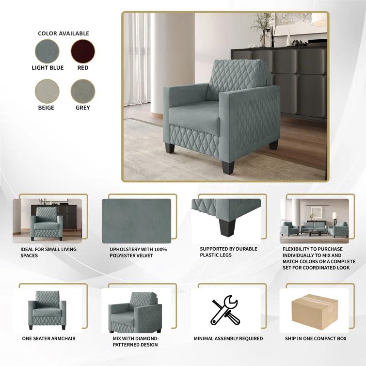 Ludford 3-Piece Living Room Set