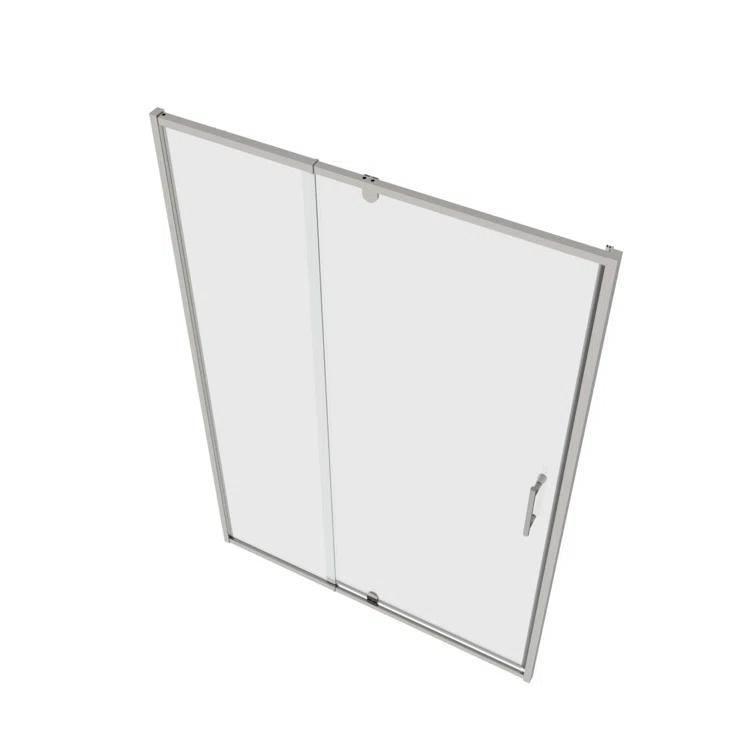 RAY'S RUGS & FLOORING LLC 12RRFR142461LTS 38-42" W x 71" H Pivot Frame Sliding Shower Door with 6mm Tempered Glass