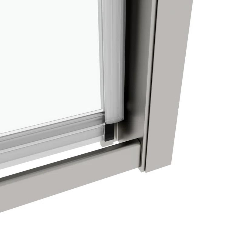 RAY'S RUGS & FLOORING LLC 12RRFR142461LTS 38-42" W x 71" H Pivot Frame Sliding Shower Door with 6mm Tempered Glass