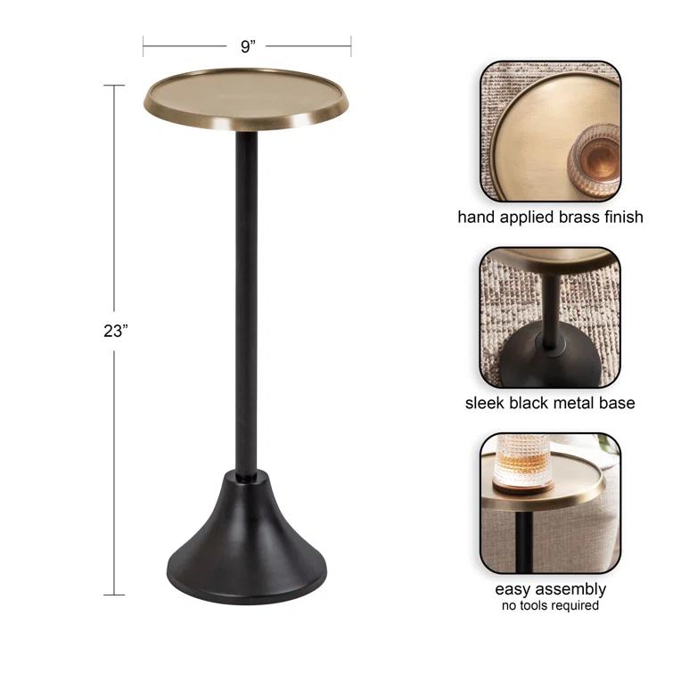 Deanna Iron End Table