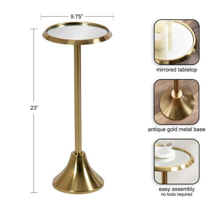 Deanna Iron End Table
