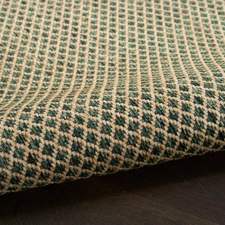 Hartigan Green Modern Indoor/Outdoor Rug