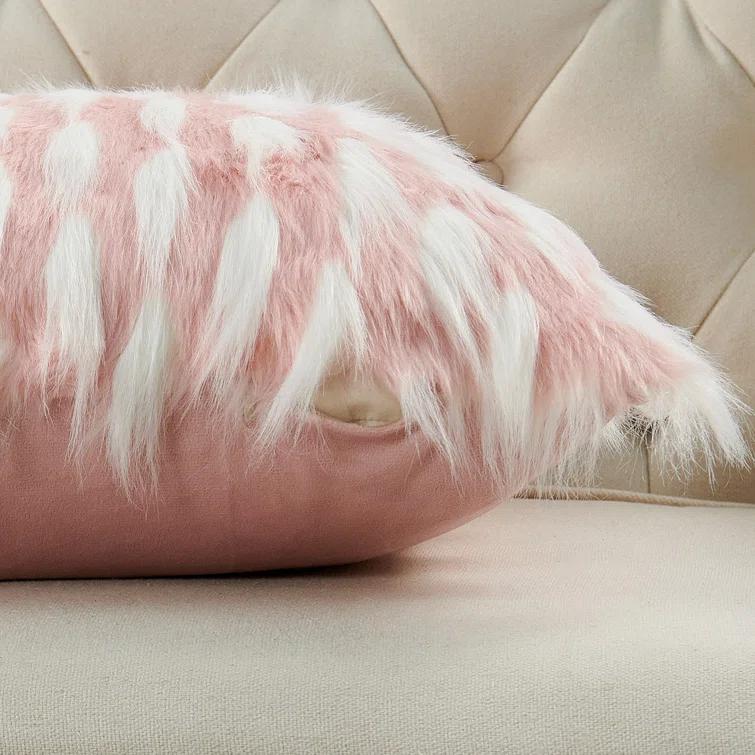Feathery 20" Throw Pillow Cover (Set of 2)