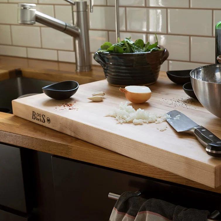 John Boos - R2015 Platinum Commercial Series Maple Wood Edge Grain Reversible Cutting Board, 20 Inches x 15 Inches x 1.75 Inches