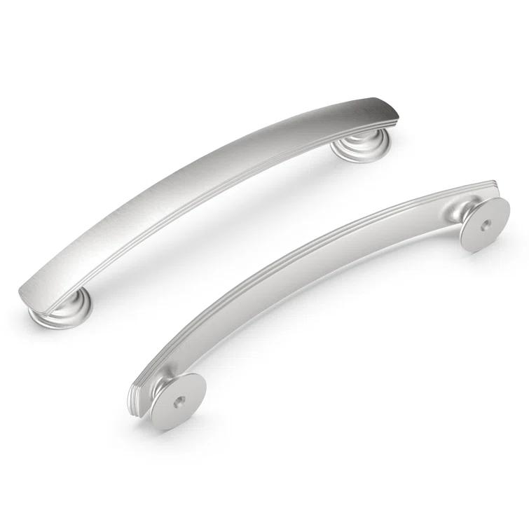 Hickory Hardware American Diner Kitchen Cabinet Handles, Solid Core Drawer Pulls for Cabinet Doors, 5-1/16" (128mm) (Set of 10)