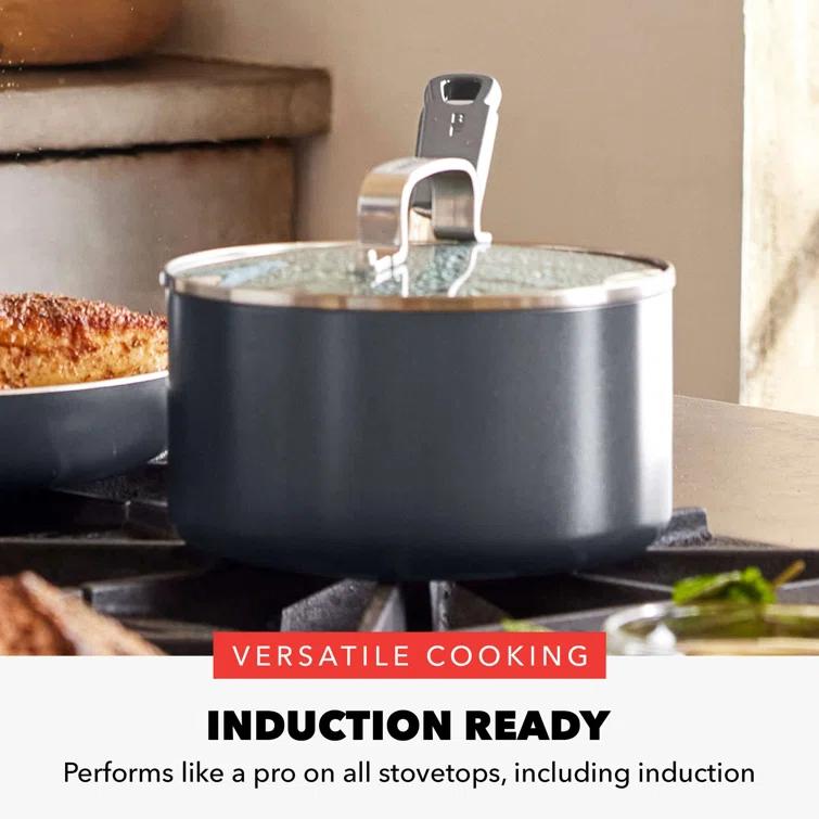 GreenPan Bobby Flay by GreenPan Professional Grade Ceramic Nonstick 2.53QT Saucepan with Lid