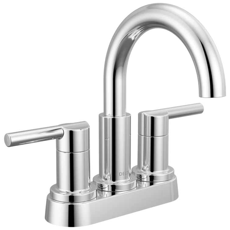 Nicoli Centerset Bathroom Faucet, 2-Handle Bathroom Sink Faucet