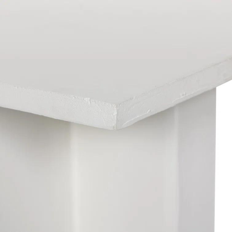 Marlow Aged Grey Lightweight Aluminum Outdoor Side Table