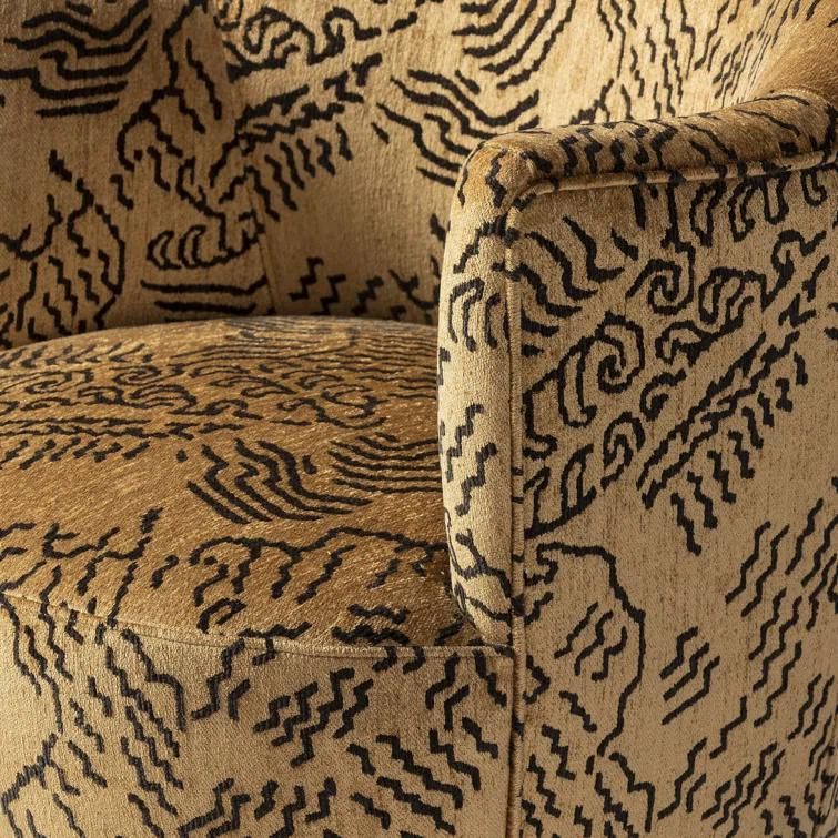 Margie Swivel Chair - Natural Boucle