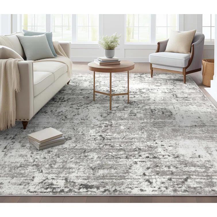Vintage Oriental Ivory Area Rug