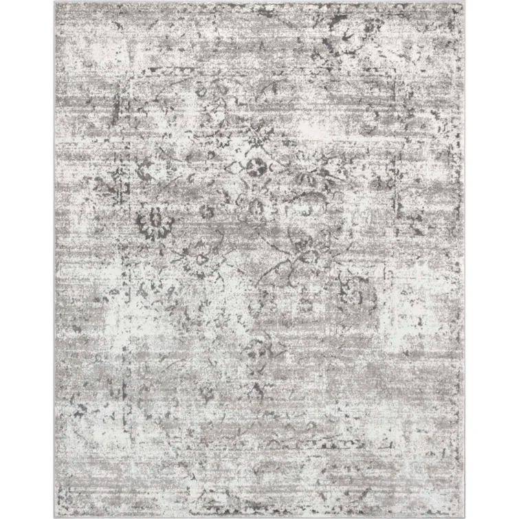 Vintage Oriental Ivory Area Rug