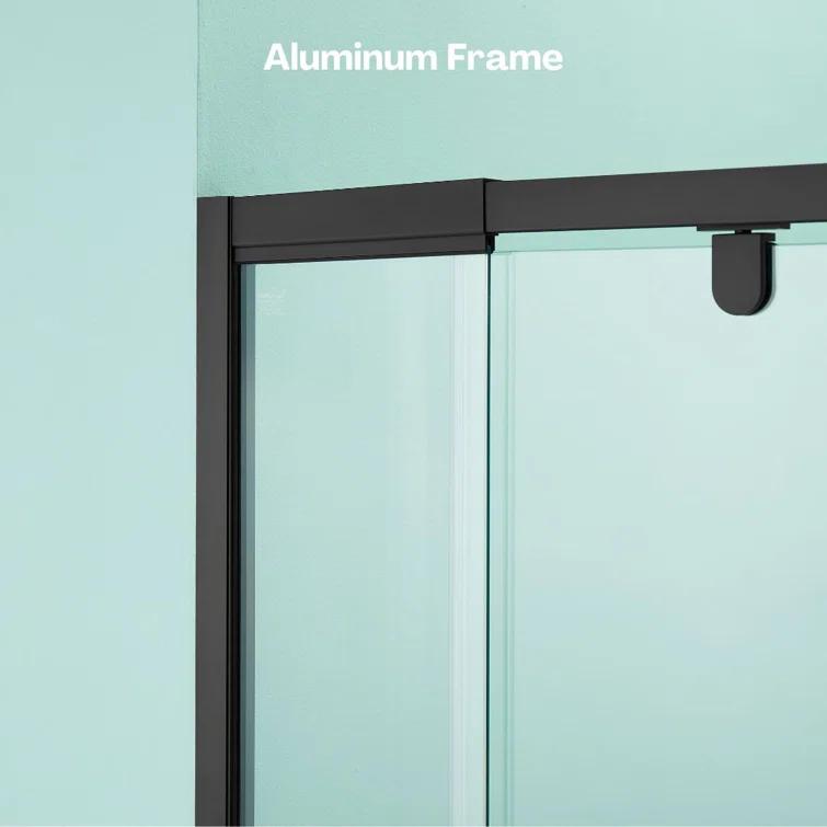 Arch Glass Designs 11DD131873LTS 38-42" W x 71" H Flush Glass Shower Door Reversible Installation
