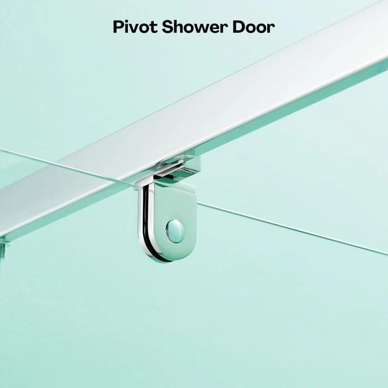 RAY'S RUGS & FLOORING LLC 12RRFR142461LTS 38-42" W x 71" H Pivot Frame Sliding Shower Door with 6mm Tempered Glass