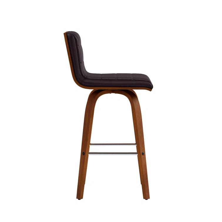 Biance Solid Wood Swivel Bar & Counter Stool