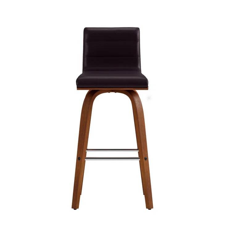 Biance Solid Wood Swivel Bar & Counter Stool
