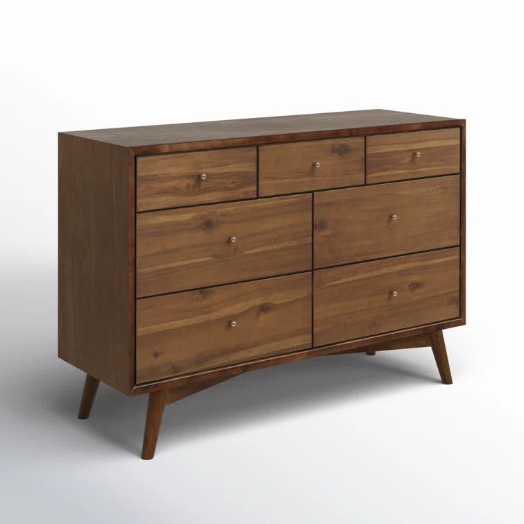 Palma 7 Drawer 53" W Double Dresser