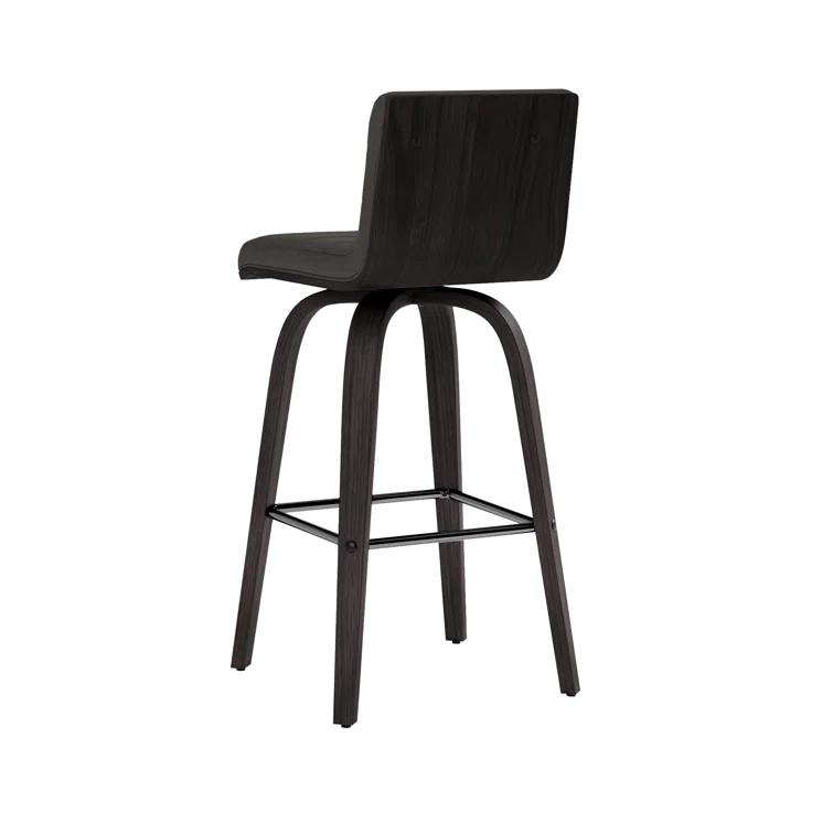 Biance Solid Wood Swivel Bar & Counter Stool