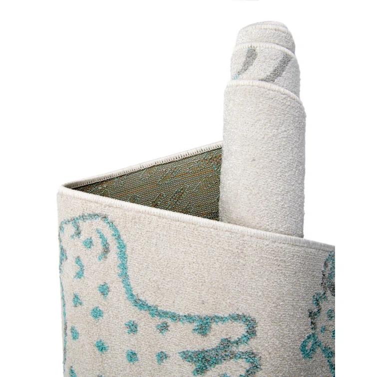 Whimsy Safari Animals Kid Rug