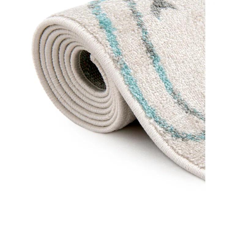 Whimsy Safari Animals Kid Rug