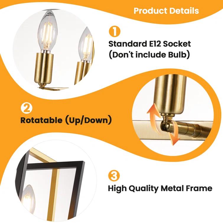 8 - Light Kitchen Island Linear Pendant