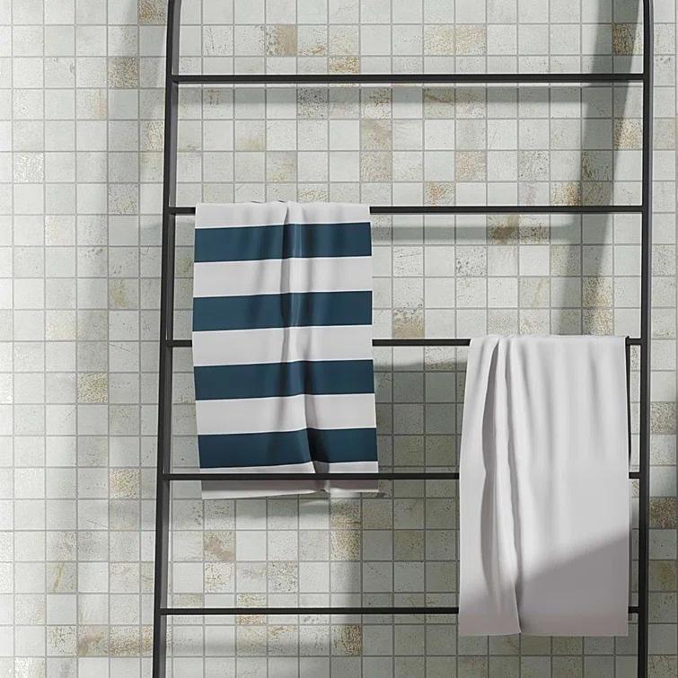 Angela Harris Fuller 11.81 in. x 11.81 in. Matte Porcelain Floor and Wall Mosaic Tile