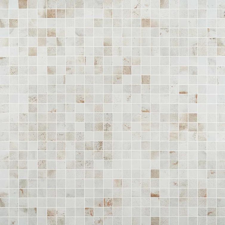 Angela Harris Fuller 11.81 in. x 11.81 in. Matte Porcelain Floor and Wall Mosaic Tile