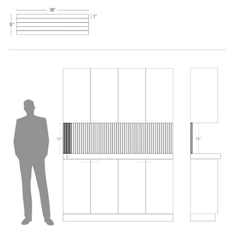 Vivanta 5.27 In. X 17.71 In. Glossy Ceramic Mosaic Elongated Subway Wall Tile (8 Sheets / Box)