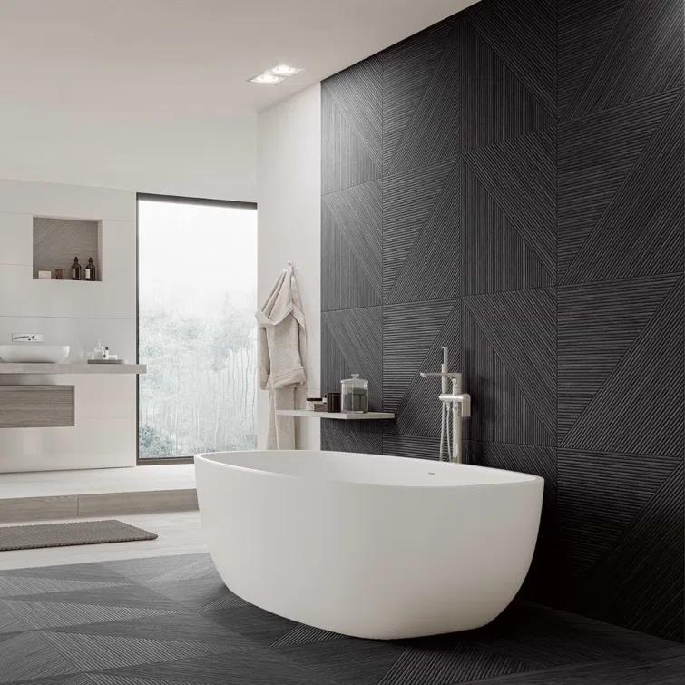23.62 in. x 47.24 in. Matte Porcelain Wood Look Wall Tile (15.49 Sq. Ft./ case)
