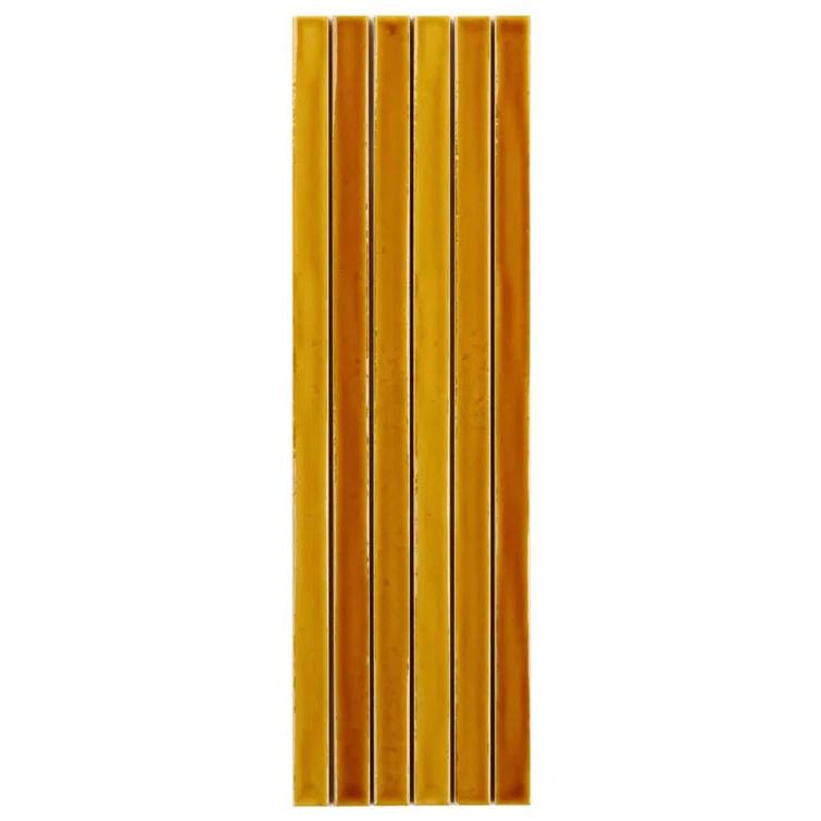 Vivanta 5.27 In. X 17.71 In. Glossy Ceramic Mosaic Elongated Subway Wall Tile (8 Sheets / Box)
