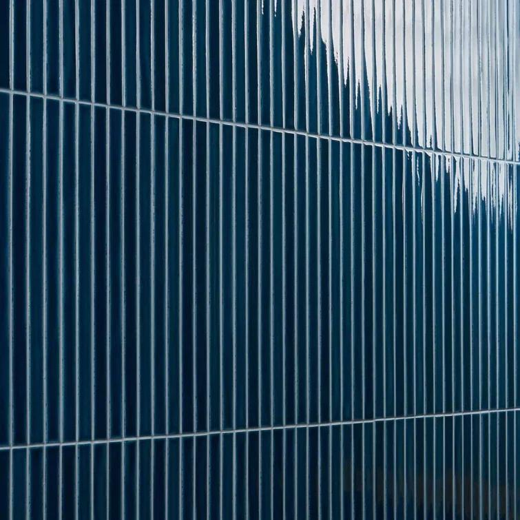 Vivanta 5.27 In. X 17.71 In. Glossy Ceramic Mosaic Elongated Subway Wall Tile (8 Sheets / Box)