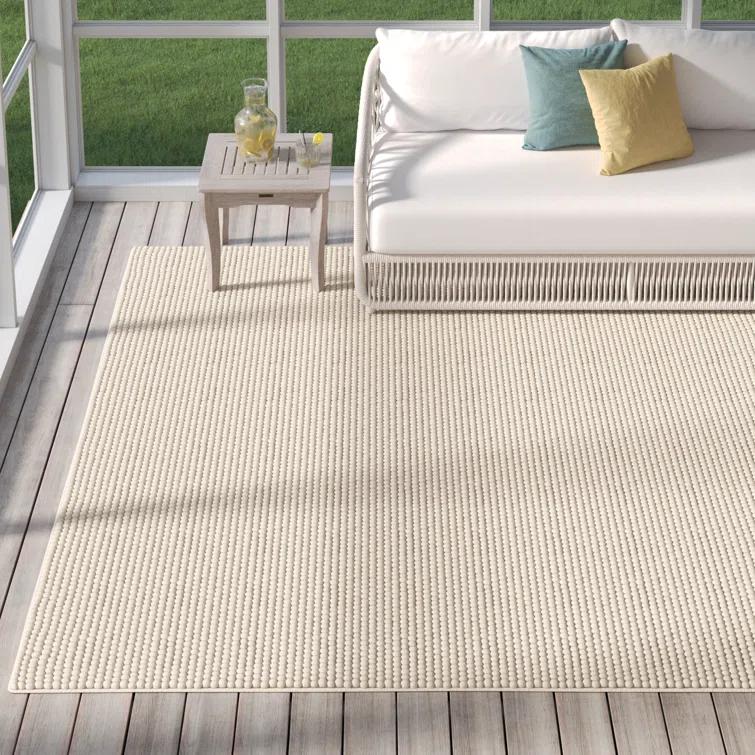 SAFAVIEH Natura Fredrick Striped Area Rug, Ivory, 12' x 18'