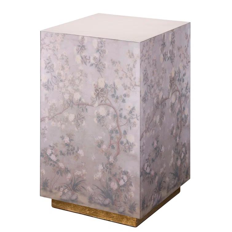 Jamie Young Company Garland Floral Accent Side Table, Lavender