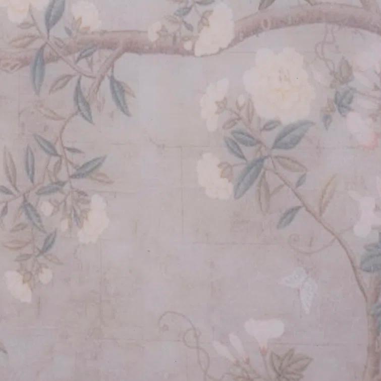 Jamie Young Company Garland Floral Accent Side Table, Lavender