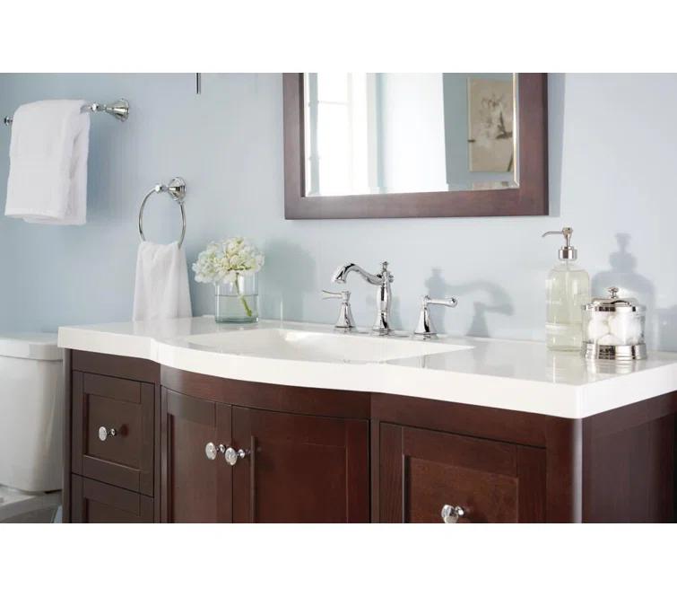 Cassidy Widespread Bathroom Faucet 3 Hole, 2-handle Bathroom Sink Faucet with Drain Assembly