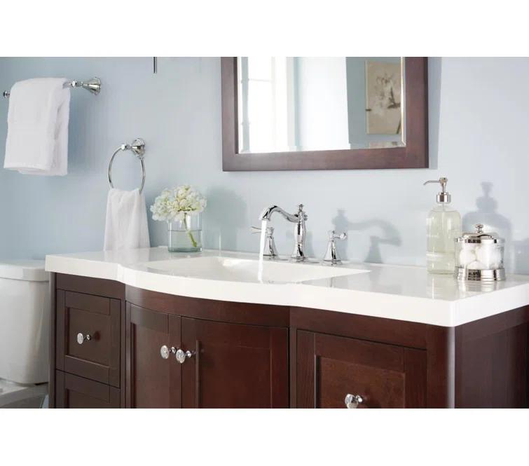 Cassidy Widespread Bathroom Faucet 3 Hole, 2-handle Bathroom Sink Faucet with Drain Assembly