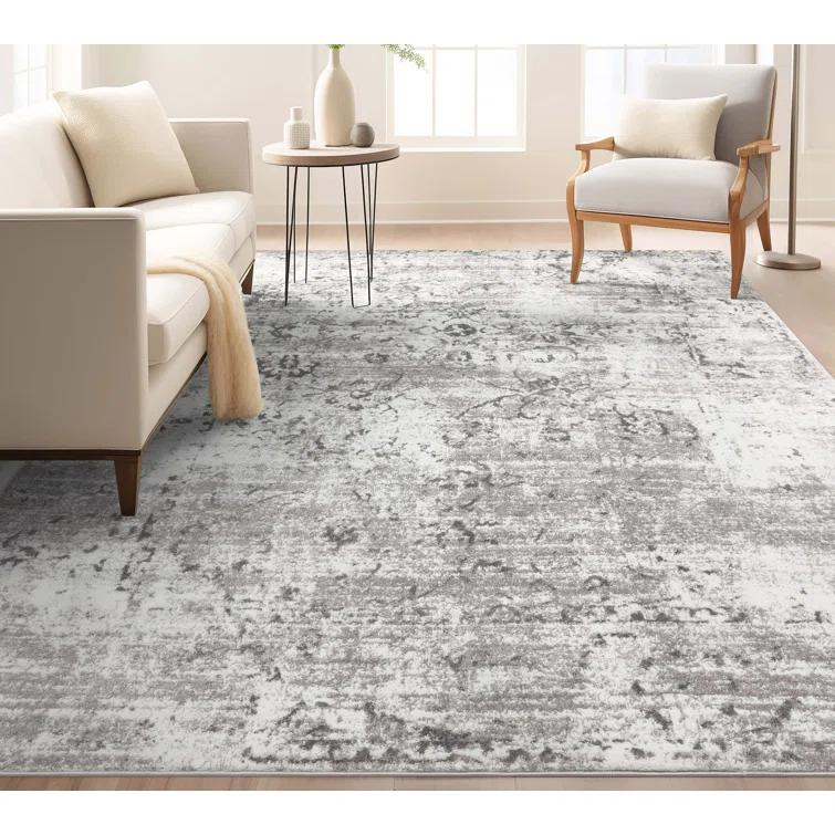 Vintage Oriental Ivory Area Rug