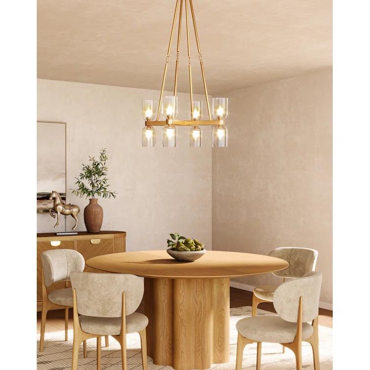 Alora Lighting Lucian 8 - Light Modern Linear Chandelier