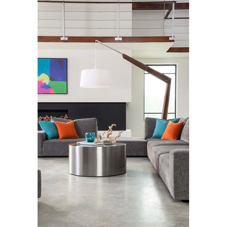 Valeo 97'' Brown Task Floor Lamp