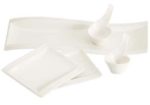 Villeroy & Boch Villeroy & Boch New Wave 5 Piece Antipasti Divided Serving Dish Set