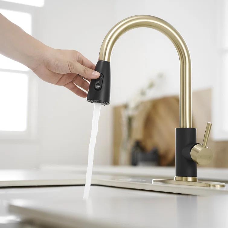 VIBRANTBATH Pull Out Kitchen Faucet