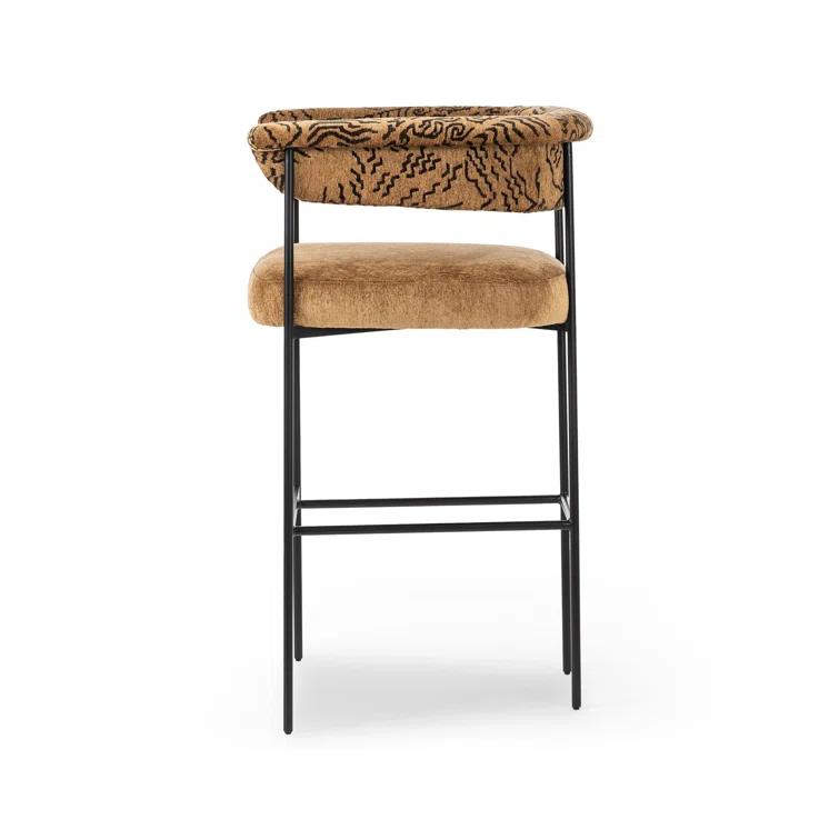 Kyleigh Bar Stool - Slate Boucle