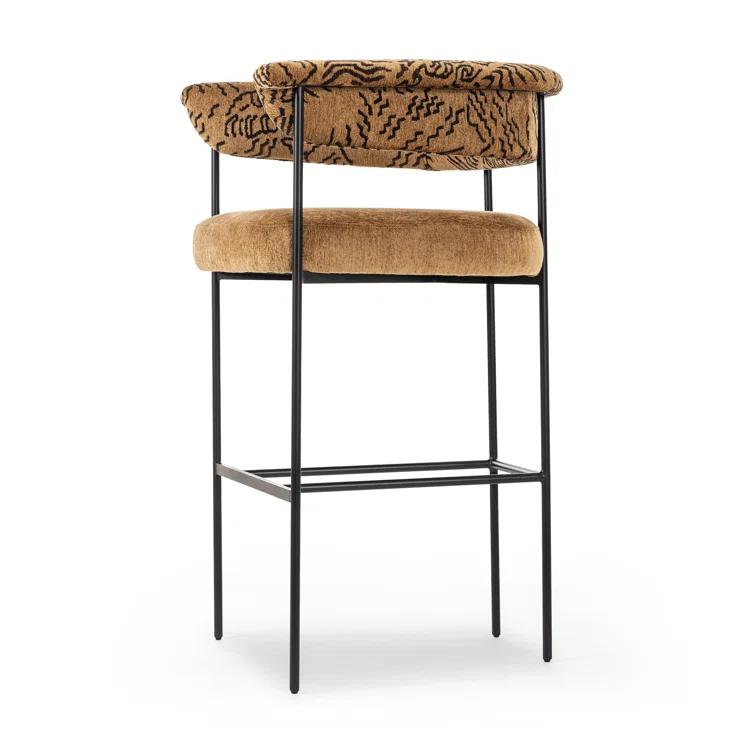 Kyleigh Bar Stool - Slate Boucle